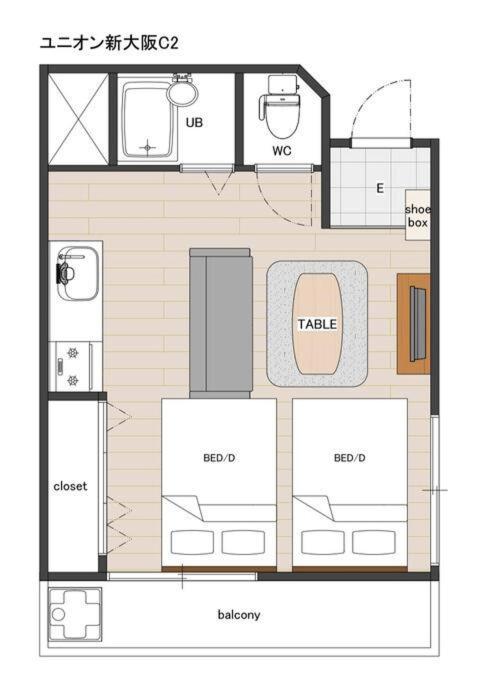 C2 Guest House ユニオン新大阪 リーズナブルで長期滞在に最適 Exterior foto